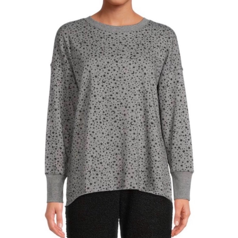 Gray Stars/Moon Sleep Top